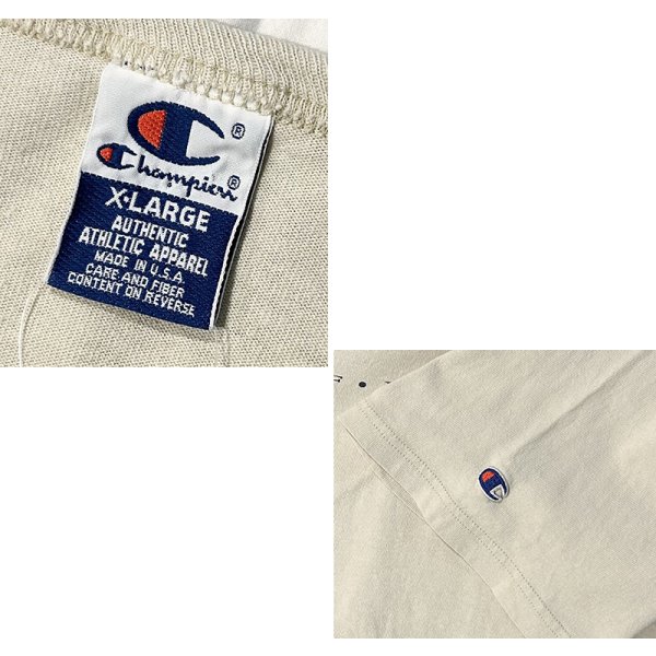 画像2: 【90's〜】【USA製】【ビンテージ】【チャンピオン】【Champion】【UNIVERSITY OF MINNESOTA】【ベージュ】【Tシャツ】【サイズXL】 