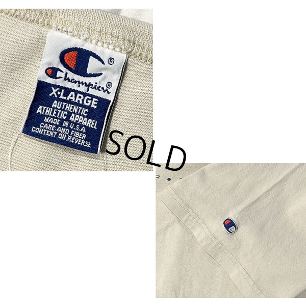画像2: 【90's〜】【USA製】【ビンテージ】【チャンピオン】【Champion】【UNIVERSITY OF MINNESOTA】【ベージュ】【Tシャツ】【サイズXL】 