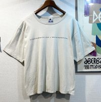【90's〜】【USA製】【ビンテージ】【チャンピオン】【Champion】【UNIVERSITY OF MINNESOTA】【ベージュ】【Tシャツ】【サイズXL】 