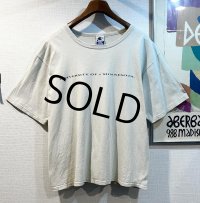 【90's〜】【USA製】【ビンテージ】【チャンピオン】【Champion】【UNIVERSITY OF MINNESOTA】【ベージュ】【Tシャツ】【サイズXL】 