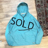 80's~【USA製】ビンテージ【L.L.Bean】【ＬＬビーン】エメラルドブルー【アノラックパーカー】サイズL 