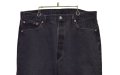 90's【ビンテージ】【LEVI'S】【リーバイス】【501】ブラック 黒【デニムパンツ】後染め【38×30】 