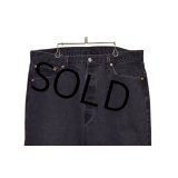 90's【ビンテージ】【LEVI'S】【リーバイス】【501】ブラック 黒【デニムパンツ】後染め【38×30】 