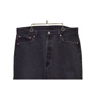 90's【ビンテージ】【LEVI'S】【リーバイス】【501】ブラック 黒【デニムパンツ】後染め【38×30】 