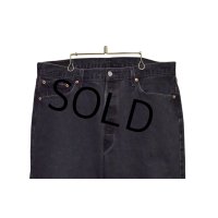 90's【ビンテージ】【LEVI'S】【リーバイス】【501】ブラック 黒【デニムパンツ】後染め【38×30】 