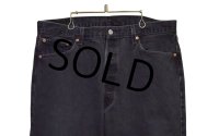 90's【ビンテージ】【LEVI'S】【リーバイス】【501】ブラック 黒【デニムパンツ】後染め【38×30】 