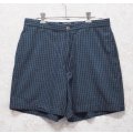 90’s~【POLO GOLF】【ポロゴルフ】【POLO RALPH LAUREN】オールドラルフローレン【ネイビー×緑】【チェック柄】【ショートパンツ】【短パン】【コットンショーツ】【W34】 