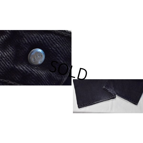 画像4: 90's【ビンテージ】【LEVI'S】【リーバイス】【501】ブラック 黒【デニムパンツ】後染め【38×30】 