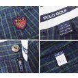 画像2: 90’s~【POLO GOLF】【ポロゴルフ】【POLO RALPH LAUREN】オールドラルフローレン【ネイビー×緑】【チェック柄】【ショートパンツ】【短パン】【コットンショーツ】【W34】<br> (2)
