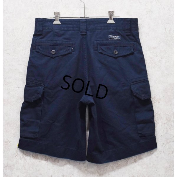 画像3: 【POLO RALPH LAUREN】【ラルフローレン】【紺】【クラシックチノ】【CLASSIC CHINO】カーゴショーツ【カーゴパンツ】半ズボン【短パン】【W32】 