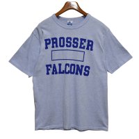90’s USA製 ビンテージ チャンピオン【PROSSER FALCONS】水色【Ｔシャツ】【サイズXL】 