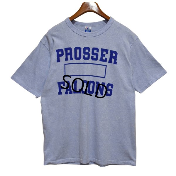 画像1: 90’s USA製 ビンテージ チャンピオン【PROSSER FALCONS】水色【Ｔシャツ】【サイズXL】 