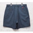 画像3: 90’s~【POLO GOLF】【ポロゴルフ】【POLO RALPH LAUREN】オールドラルフローレン【ネイビー×緑】【チェック柄】【ショートパンツ】【短パン】【コットンショーツ】【W34】<br> (3)