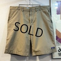 ビンテージ【patagonia】【パタゴニア】ベージュ【ライトウェイトオールウェアヘンプショーツ】【W34】 