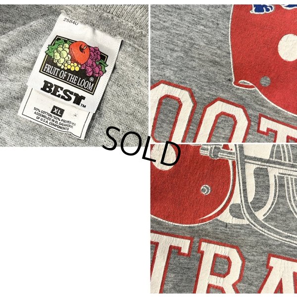 画像2: ビンテージ【FRUIT OF THE LOOM】【フルーツオブザルーム】【ROMEO FOOTBALL】アメフト【グレー】【 Tシャツ】【サイズXL】 
