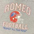 画像4: ビンテージ【FRUIT OF THE LOOM】【フルーツオブザルーム】【ROMEO FOOTBALL】アメフト【グレー】【 Tシャツ】【サイズXL】<br> (4)