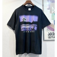 【90's~】ビンテージ【FRUIT OF THE LOOM】【フルーツオブザルーム】YUKON【犬ぞり】月夜【 Tシャツ】【サイズL】 