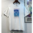 画像1: 90's 【USA製】ビンテージ【ONEITA】オニータ【IMAGINE POSSIBILITIES】空プリント バックプリント付き【白】 Tシャツ 【サイズXL】<br> (1)