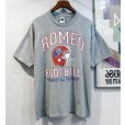 画像1: ビンテージ【FRUIT OF THE LOOM】【フルーツオブザルーム】【ROMEO FOOTBALL】アメフト【グレー】【 Tシャツ】【サイズXL】<br> (1)