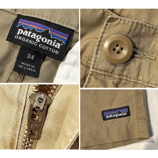 画像2: ビンテージ【patagonia】【パタゴニア】ベージュ【ライトウェイトオールウェアヘンプショーツ】【W34】 