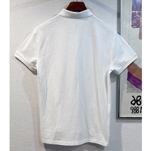 画像3: POLO ralph lauren【ラルフローレン】ビンテージ【CLASSIC FIT】【クラシックフィット】【白】【鹿の子コットン】無地【ポロシャツ】【サイズL】 