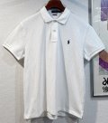 POLO ralph lauren【ラルフローレン】ビンテージ【CLASSIC FIT】【クラシックフィット】【白】【鹿の子コットン】無地【ポロシャツ】【サイズL】 