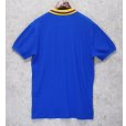 画像3: 90's【ラルフローレン】POLO RALPH LAUREN 【青×黄色襟】【無地】左胸ロゴ刺繍【ポロシャツ】【サイズＬ】 <br> (3)
