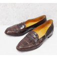 画像1: 【イタリー製】【ラルフローレン】【POLO RALPH LAUREN】【クロコダイル革】 【ローファー】レザーシューズ【US10】<br> (1)