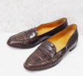 【イタリー製】【ラルフローレン】【POLO RALPH LAUREN】【クロコダイル革】 【ローファー】レザーシューズ【US10】 