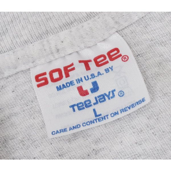 画像2: 90’s【USA製】【ビンテージ】【SOF TEE】【Who says one man can't change the WORLD?】グレー【キリスト】【Tシャツ】【サイズＬ】 