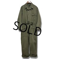 40's【ビンテージ】U.S.ARMY【米軍実物】ＨＢＴ【ヘリンボーン】１３スターボタン【つなぎ】【オールインワン】42R 