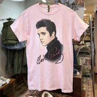 【GILDAN】【ギルダン】【エルビスプレスリー】【ピンク】プリント【Tシャツ】【サイズＭ】 