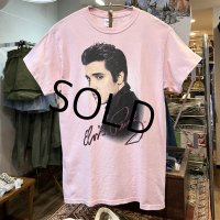 【GILDAN】【ギルダン】【エルビスプレスリー】【ピンク】プリント【Tシャツ】【サイズＭ】 