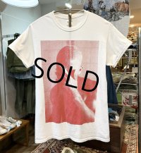 【GILDAN】【ギルダン】フランク・オーシャン Blonde【白×赤プリント】【Tシャツ】【サイズＳ】 