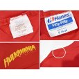 画像2: 80's~【USA製】【ビンテージ】ヘインズ【hanes】WWF【ワールド・レスリング・エンターテインメント】プロレス  HULKAMANIA【赤】ハルクホーガン【Ｔシャツ】【サイズS】<br> (2)