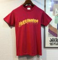 80's~【USA製】【ビンテージ】ヘインズ【hanes】WWF【ワールド・レスリング・エンターテインメント】プロレス  HULKAMANIA【赤】ハルクホーガン【Ｔシャツ】【サイズS】 