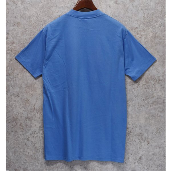 画像3:  デッドストック 90's【USA製】Wear Guard ウェアガード【ビンテージ】水色 胸ポケット 無地 【Tシャツ】【サイズＬ】 