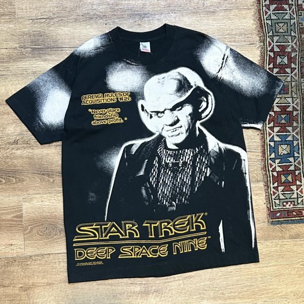 画像1: 90's【USA製】 ビンテージ【FRUIT OF THE LOOM 】フルーツオブザルーム 【STAR TREK】スタートレック ディープ・スペース・ナイン フェレンギ人【Tシャツ】【サイズXL】 