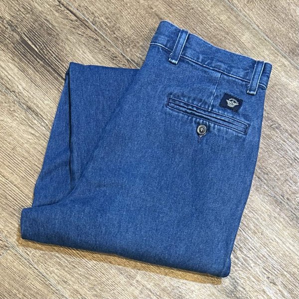 画像1: 【90's】【ビンテージ】【DOCKERS】ドッカーズ【Khakis】【２タックデニムパンツ】【ｗ33程度】 