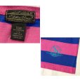 画像2: 〜90's USA製 ビンテージ【Eddie Bauer】【エディーバウアー】【青ｘ赤ピンク】【ボーダー】【Tシャツ】【サイズＬ】<br> (2)