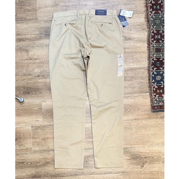 画像4: 【未使用品】ビンテージ【ラルフローレン】POLO RALPH LAUREN【カーキ】STRETCH STRAIGHT FIT【コットンパンツ】【33×32】 