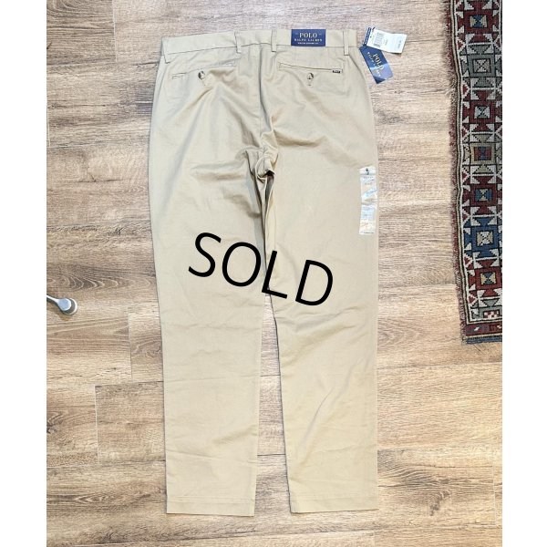 画像4: 【未使用品】ビンテージ【ラルフローレン】POLO RALPH LAUREN【カーキ】STRETCH STRAIGHT FIT【コットンパンツ】【33×32】 