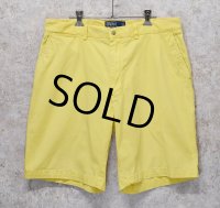 【POLO RALPH LAUREN】ラルフローレン【イエロー】PROSPECT SHORT【ショートパンツ】【短パン】【コットンショーツ】【W３５】 