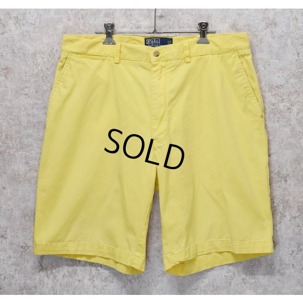 画像1: 【POLO RALPH LAUREN】ラルフローレン【イエロー】PROSPECT SHORT【ショートパンツ】【短パン】【コットンショーツ】【W３５】 