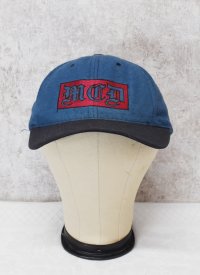 【デッドストック】 90's 【USA製】【ビンテージ】【ブルー×チャコール】MCD【キャップ】【ベースボールキャップ】サイズフリー 