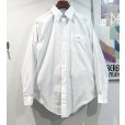 画像1: 【デッドストック】90’s USA製【ビンテージ】【ブルックスブラザーズ】Brooks Brothers【Makers】【無地】【白】【長袖シャツ】【16-4】<br> (1)