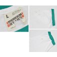 画像2:  デッドストック 【未使用】80's【USA製】スクリーンスターズ【ビンテージ】【NEW LENOX METHODIST】白ｘ緑【リンガーTシャツ】【サイズＬ】<br> (2)