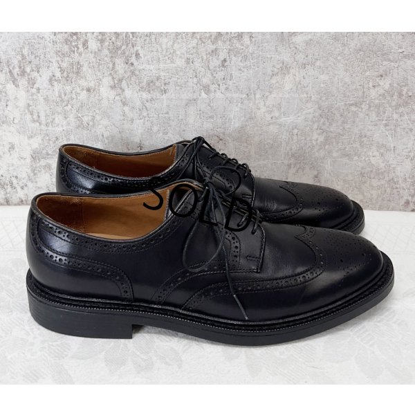 画像4: 程度良好【ビンテージ】【ラルフローレン】【POLO RALPH LAUREN】【黒】【ウィングチップシューズ】【9D】【27cm程度】 