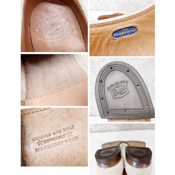 画像4: 【オールドフローシャイム】FLORSHEIM 【ホワイトバックス】白【バックスシューズ】【10 1/2 C】【28.5cm程度】 