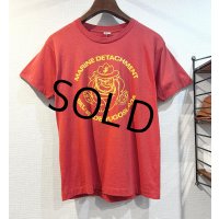80’s【USA製】ビンテージ【スクリーンスターズ】【USMC】【ブルドッグ】【赤】Tシャツ【サイズＬ】 